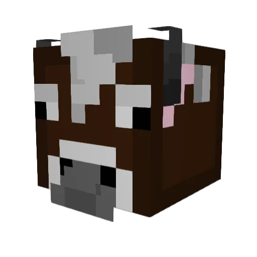 xAshical Minecraft avatar head, 3D render