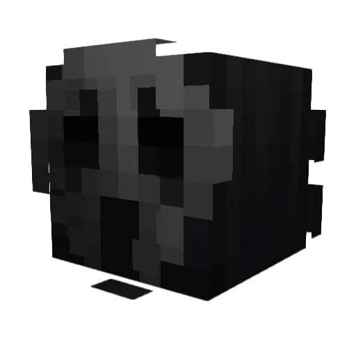 xAstorek Minecraft avatar head, 3D render