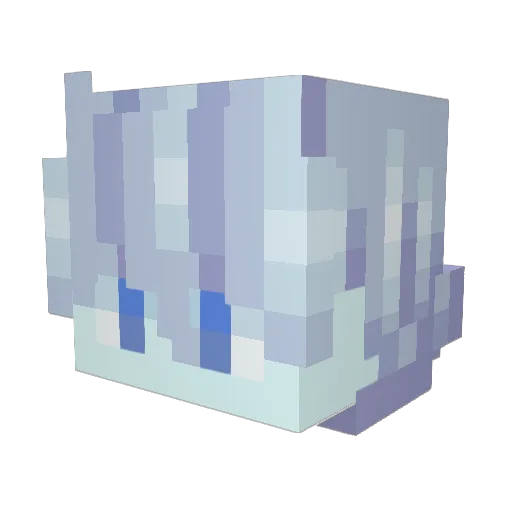 xB3N3 Minecraft avatar head, 3D render