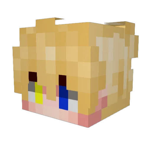 xB3nny_ Minecraft avatar head, 3D render