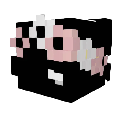 xBALAURx Minecraft avatar head, 3D render
