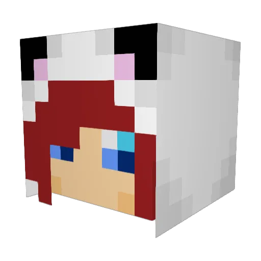 xBIGGFATLEMONSx Minecraft avatar head, 3D render