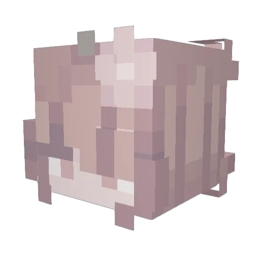 xBL1SS Minecraft avatar head, 3D render