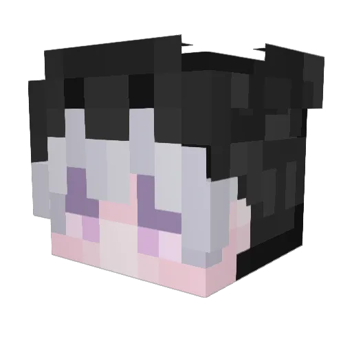 xBackus Minecraft avatar head, 3D render