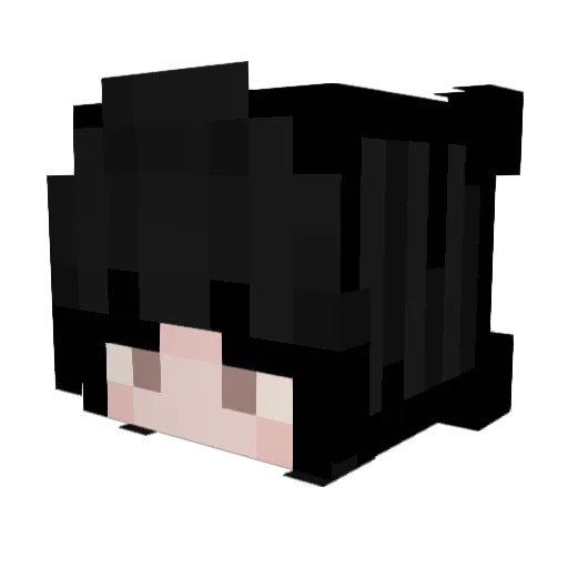 xBallistic Minecraft avatar head, 3D render