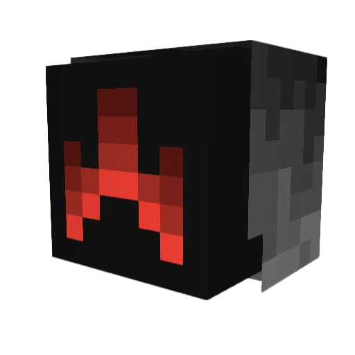 xBasuki Minecraft avatar head, 3D render