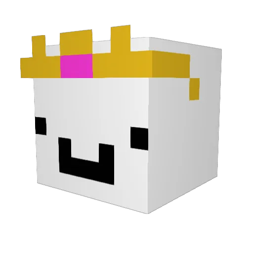 xBeetlejuicex Minecraft avatar head, 3D render