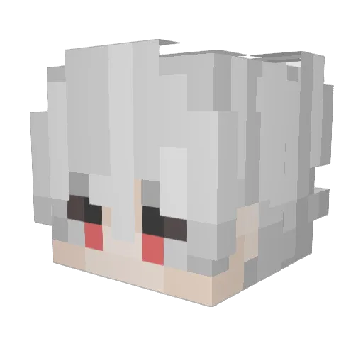 xBellCranelx Minecraft avatar head, 3D render