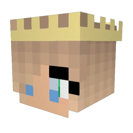 xBengelx Minecraft avatar head, 3D render