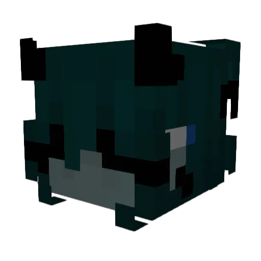 xBiancaa Minecraft avatar head, 3D render