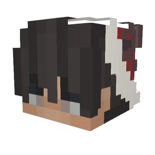 xBigCheese Minecraft avatar head, 3D render