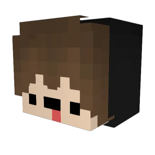 xBladiArs Minecraft avatar head, 3D render