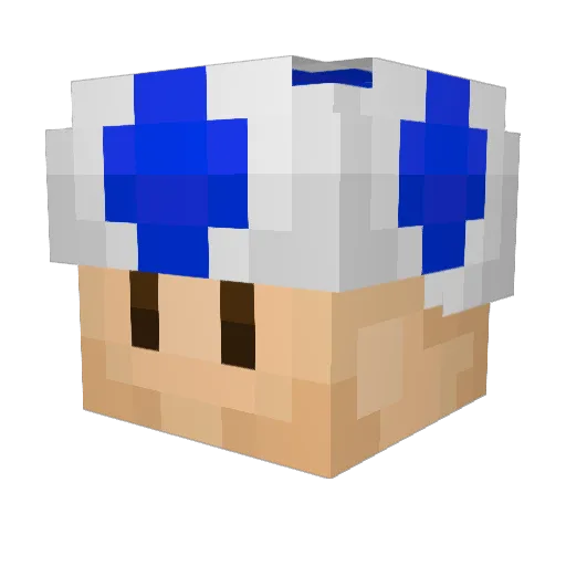 xBload Minecraft avatar head, 3D render
