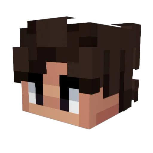 xBloxaner Minecraft avatar head, 3D render