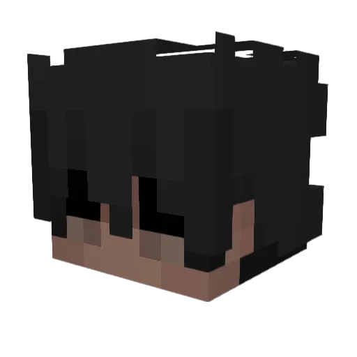 xBoczekMC Minecraft avatar head, 3D render
