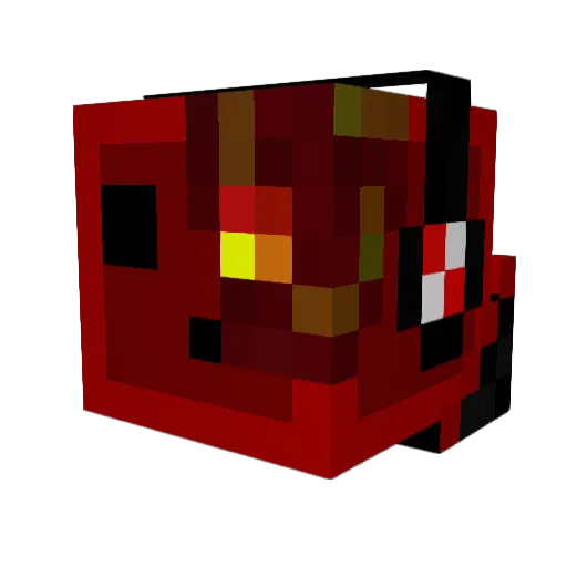 xBohmx Minecraft avatar head, 3D render