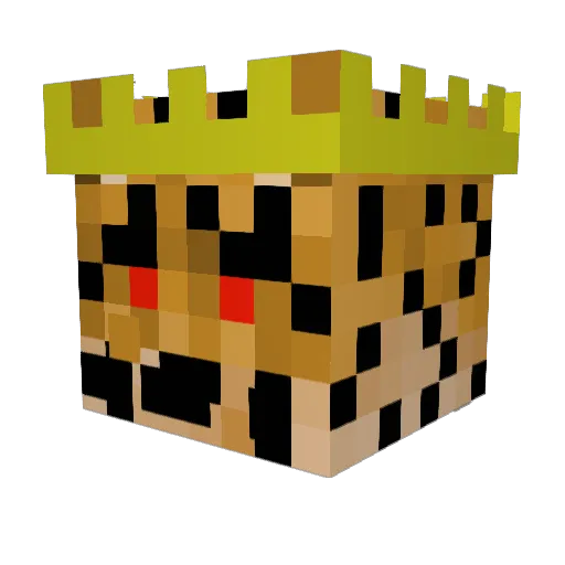 xBoiPvP Minecraft avatar head, 3D render