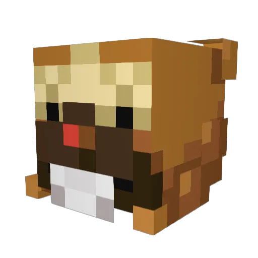 xBootyfulx Minecraft avatar head, 3D render