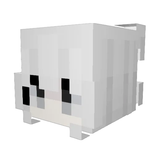 xBqnnyy Minecraft avatar head, 3D render