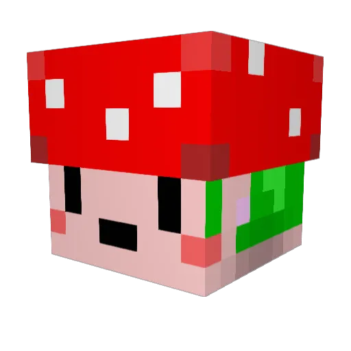 xBuddha1992 Minecraft avatar head, 3D render
