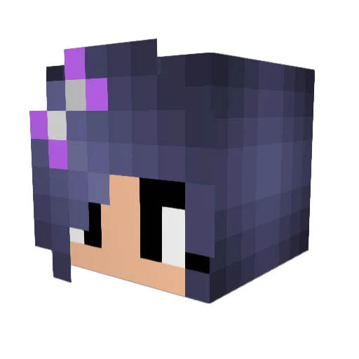 xBunnii Minecraft avatar head, 3D render
