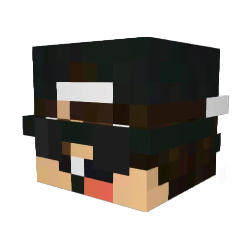 xCHRYSLERx Minecraft avatar head, 3D render