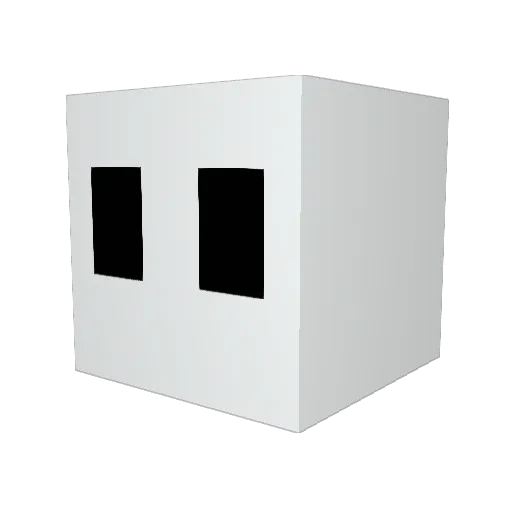 xCLOPSYx Minecraft avatar head, 3D render