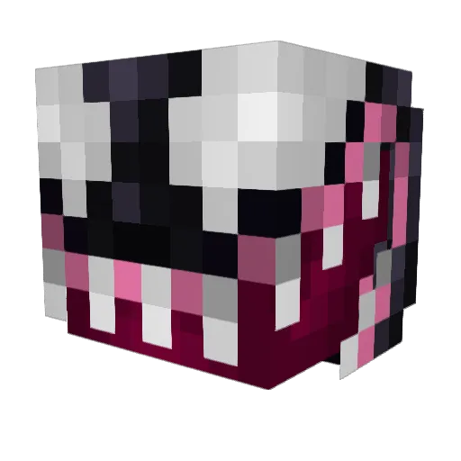 xCMBSx Minecraft avatar head, 3D render