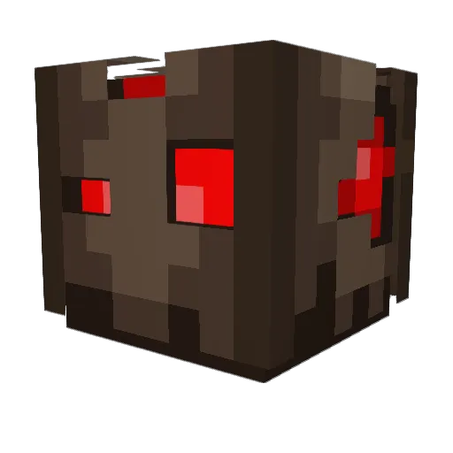 xCabaleon Minecraft avatar head, 3D render