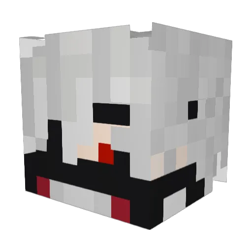 xCallumn Minecraft avatar head, 3D render