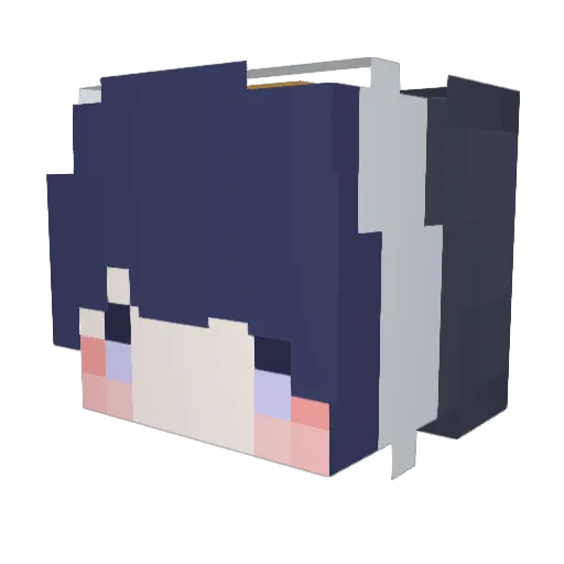 xCanDy_ Minecraft avatar head, 3D render