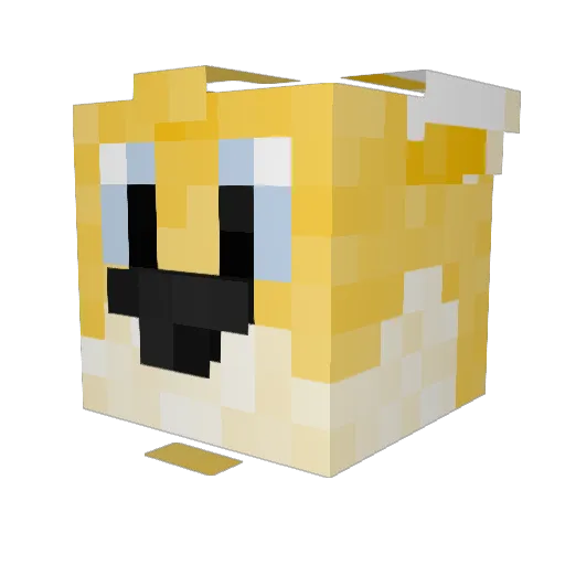 xCap1t Minecraft avatar head, 3D render
