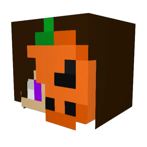 xCarnelius Minecraft avatar head, 3D render