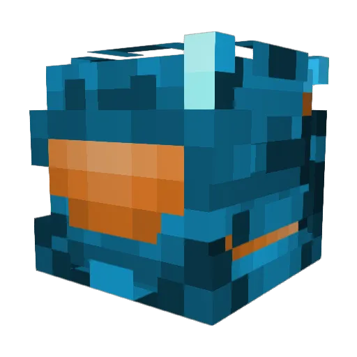xCentauro Minecraft avatar head, 3D render