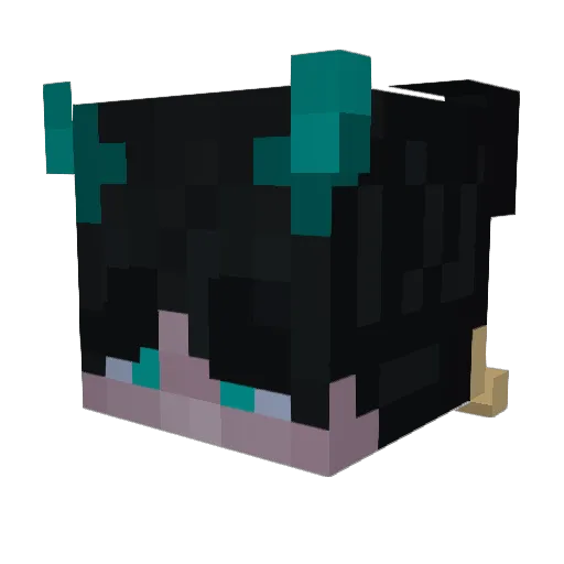 xCh1pher Minecraft avatar head, 3D render