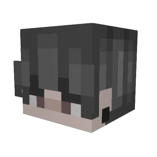 xChadN Minecraft avatar head, 3D render