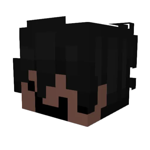 xChicago Minecraft avatar head, 3D render