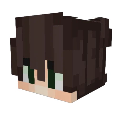 xChizzz Minecraft avatar head, 3D render