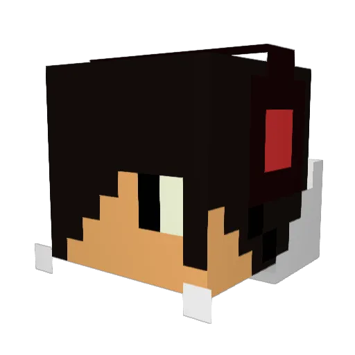 xChosenOne Minecraft avatar head, 3D render