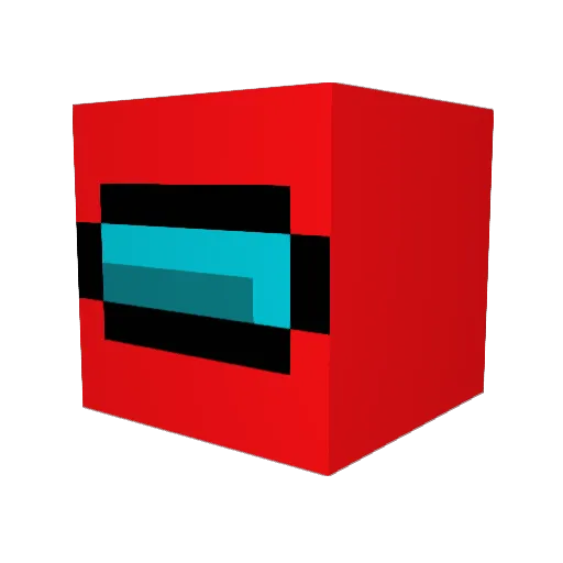 xCings Minecraft avatar head, 3D render