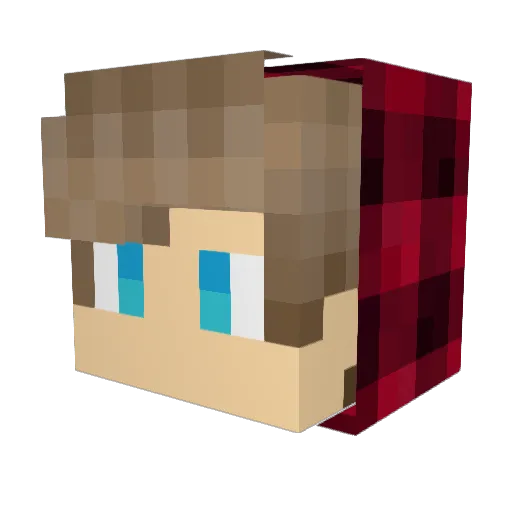 xClarens_ Minecraft avatar head, 3D render