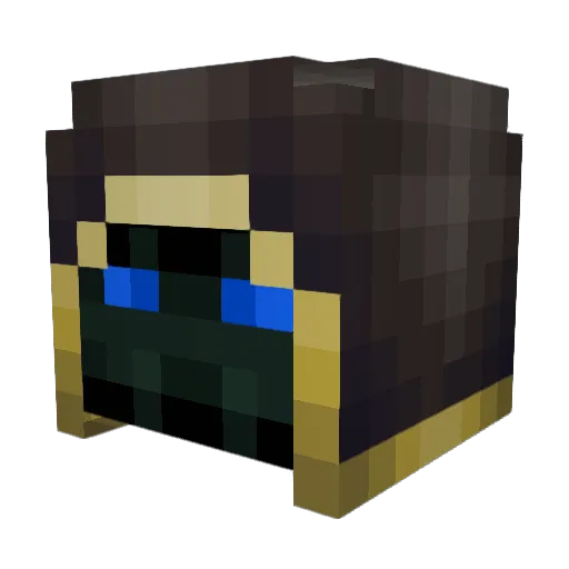 xClax Minecraft avatar head, 3D render