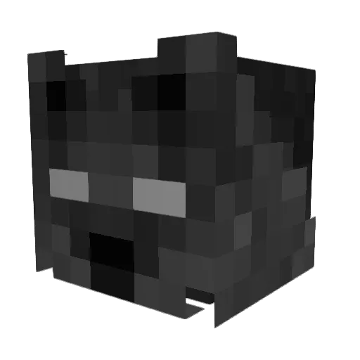 xClerk Minecraft avatar head, 3D render