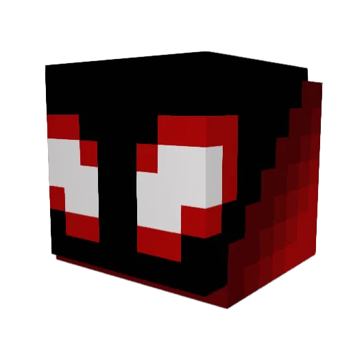 xContaminatedx Minecraft avatar head, 3D render