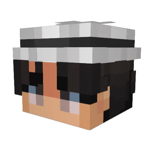 xCooprx2 Minecraft avatar head, 3D render