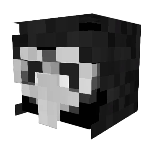 xCorviknight Minecraft avatar head, 3D render