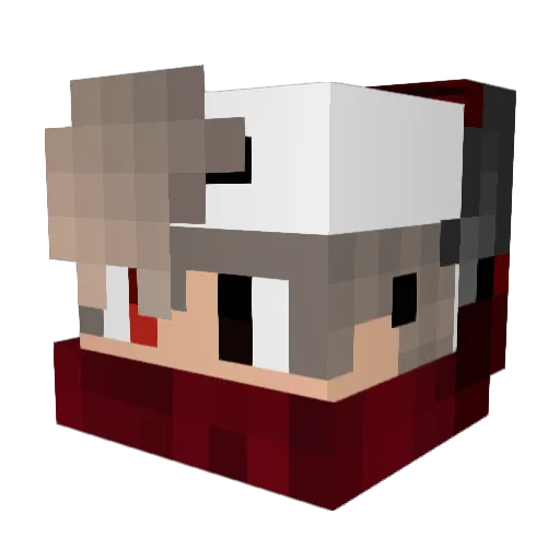 xCricketHunterx Minecraft avatar head, 3D render