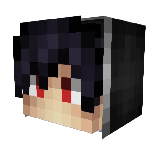 xCronBey Minecraft avatar head, 3D render
