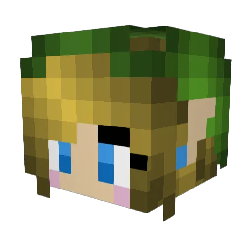 xCryingWolfx Minecraft avatar head, 3D render