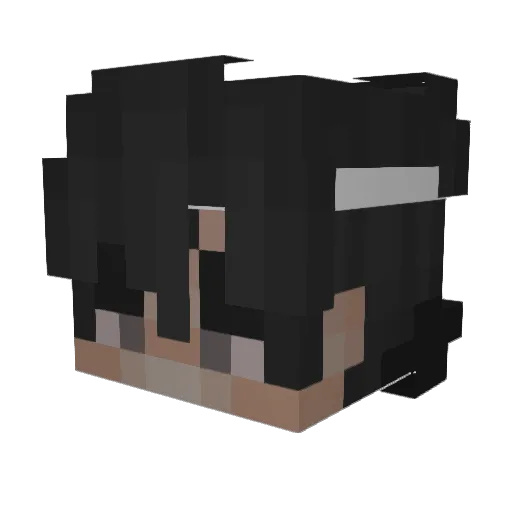 xCuzImFinn Minecraft avatar head, 3D render